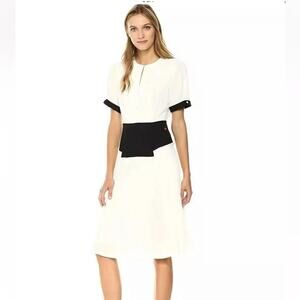Dear Drew by Drew Barrymore Elizabeth Street White Pleated Dress SZ 6